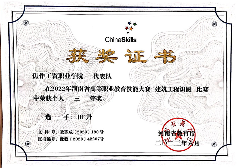 河南省技能大赛